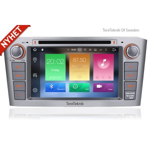 TOYOTA Avensis Android retrofit Bilstereo Navigation Passar 2003 - 2007